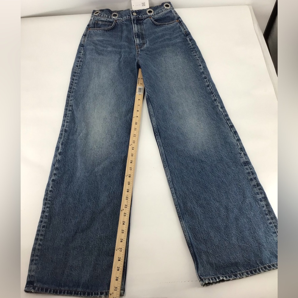 Reformation Dark Blue Flare Jeans - Picture 3 of 5
